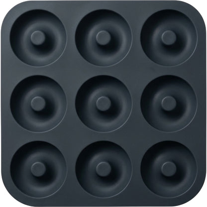 Plumse Silicone Donut Baking Mold Charcoal 6 Cavity
