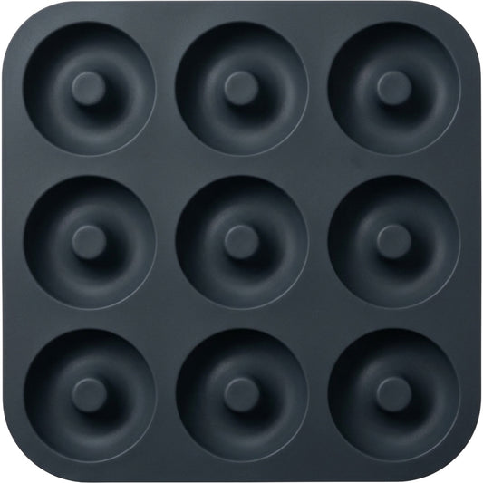 Plumse Silicone Donut Baking Mold Charcoal 6 Cavity