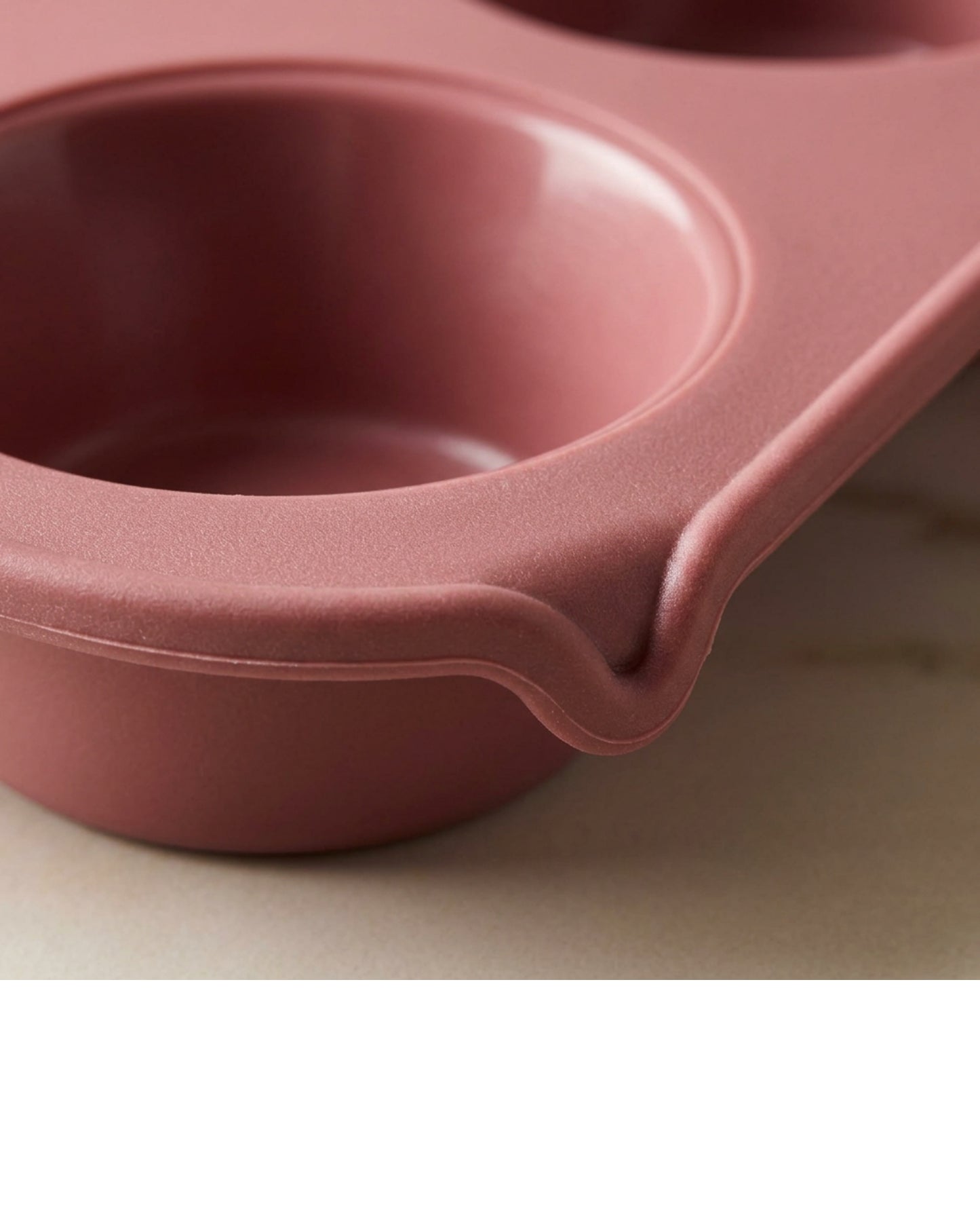 Plumse Silicone Muffin Baking Mold Rose 12 Cavity