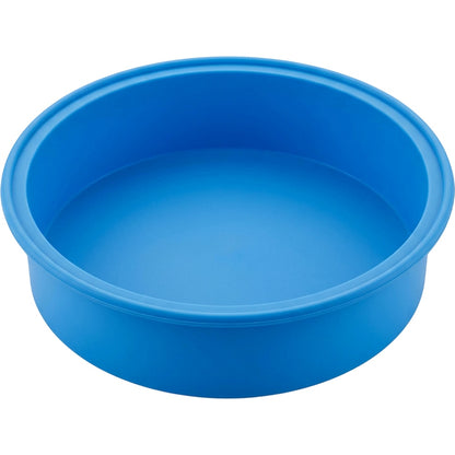 Plumse Silicone Round Cake Mold Blue 9 in